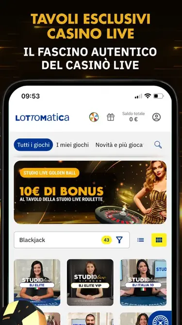 Lottomatica Casinò Screenshot